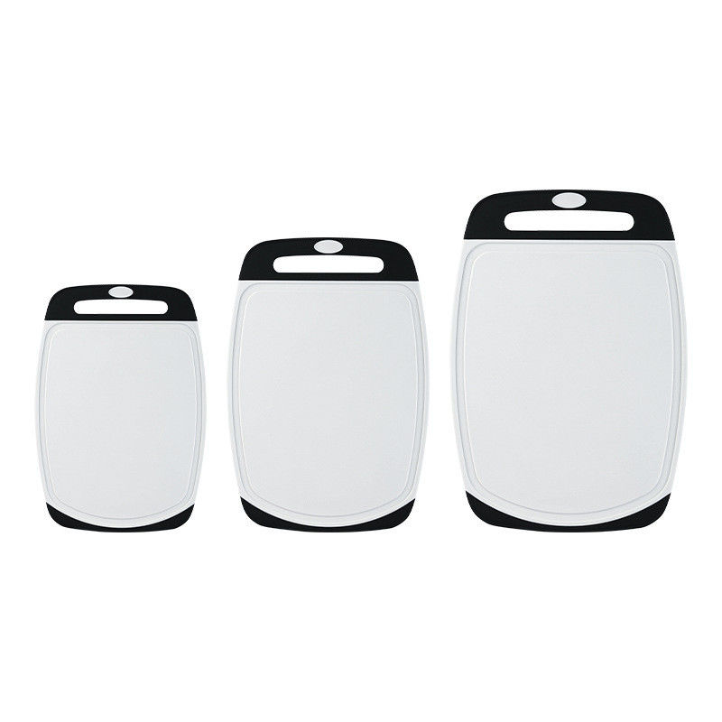 Tavola da taglio di plastica nera multifunzionale per cucina 3pcs accessori alimentari