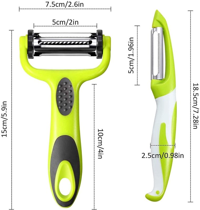 Coltello per peeling in acciaio inossidabile multifunzionale per cucina 19*2,5*2cm OEM/ODM accettato