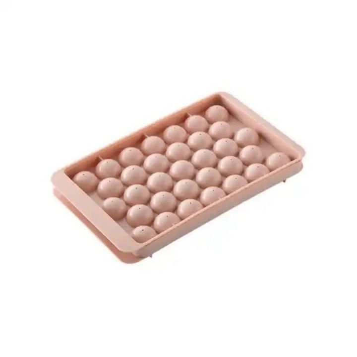 PP Plastic Summer Circle Ice Tray per il cioccolato 33/18 Cellule Round Ice Box Maker Mold